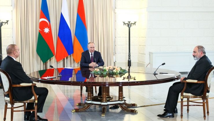 Putin, Aliyev ve Paşinyan Soçi’de bir araya geldi