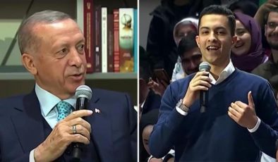 Cumhurbaşkanı Erdoğan’dan sevdiği kızı babasından istemesini talep etti