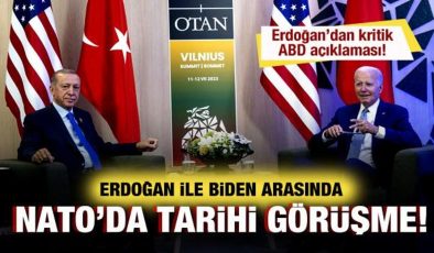 Son dakika: Erdoğan ve Biden görüşmesi sona erdi! Erdoğan’dan kritik ABD açıklaması