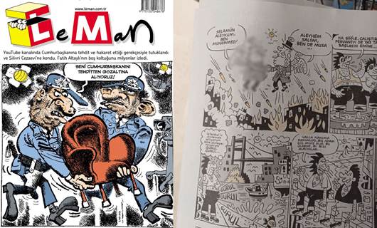 881332Image1 - LeMan Dergisi Karikatürü Nedeniyle 4 Kişi Tutuklandı